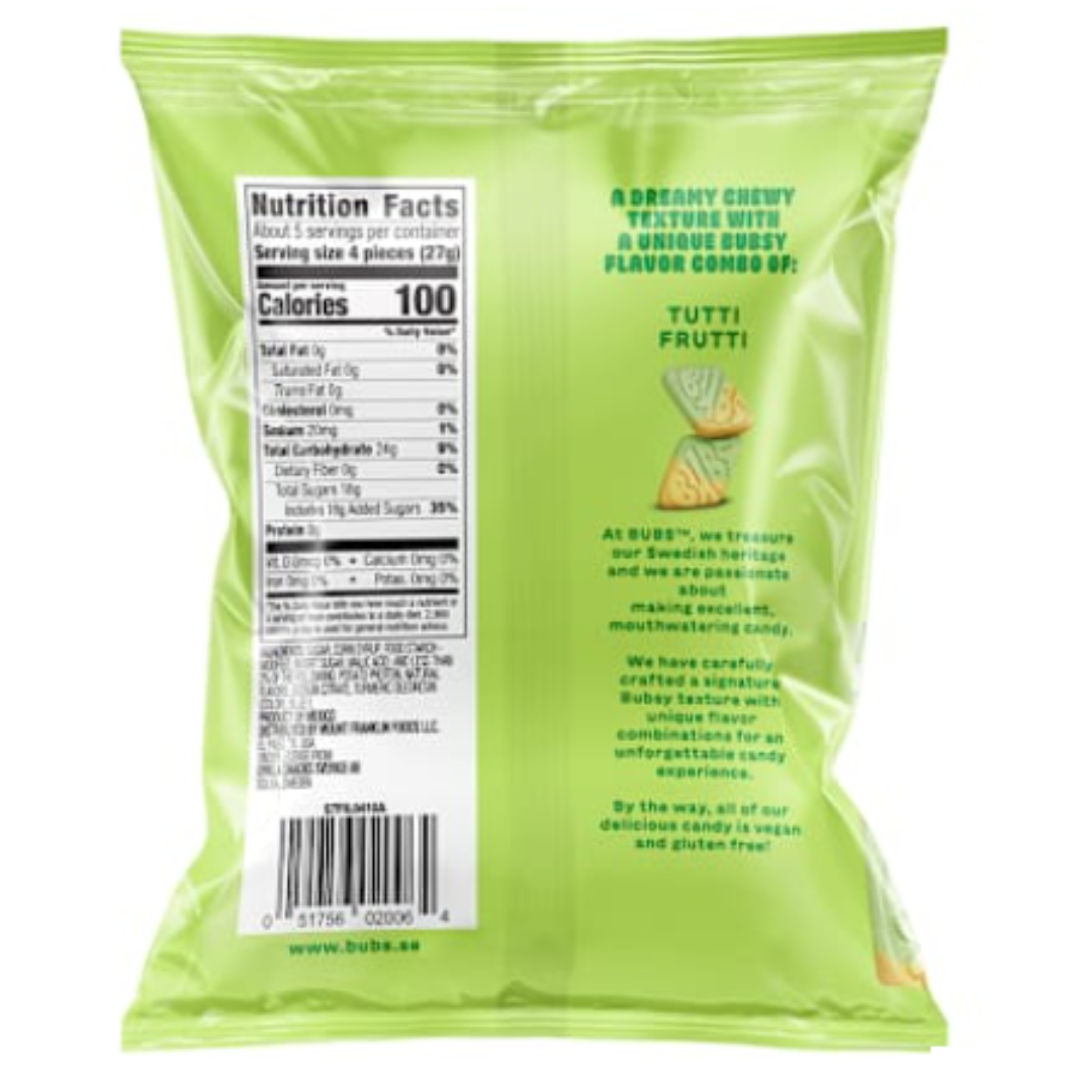 Stock Boy Candy Co. - Wholesale Gummy - Bubs Tutti Frutti 5.5oz1