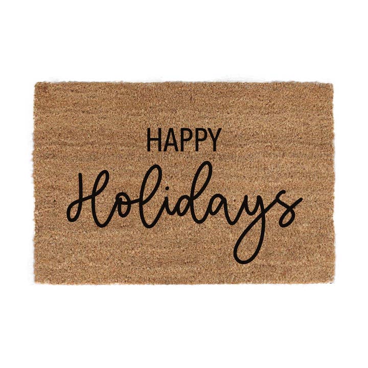 Coconut dörrmatta | Happy Holidays för wholesale av Buchstabenkult