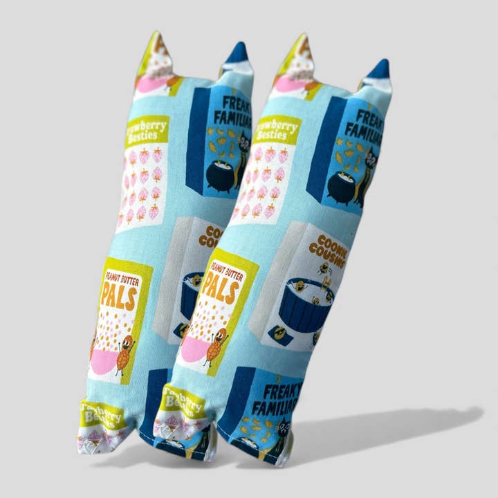 Cereal Box Jumbo Cat Kicker Toy with Perky Ears for wholesale by Rex & Bandon