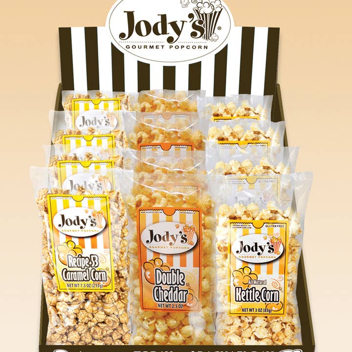 Best Sellers Countertop Display - 48 bags for wholesale by Jody's Inc.