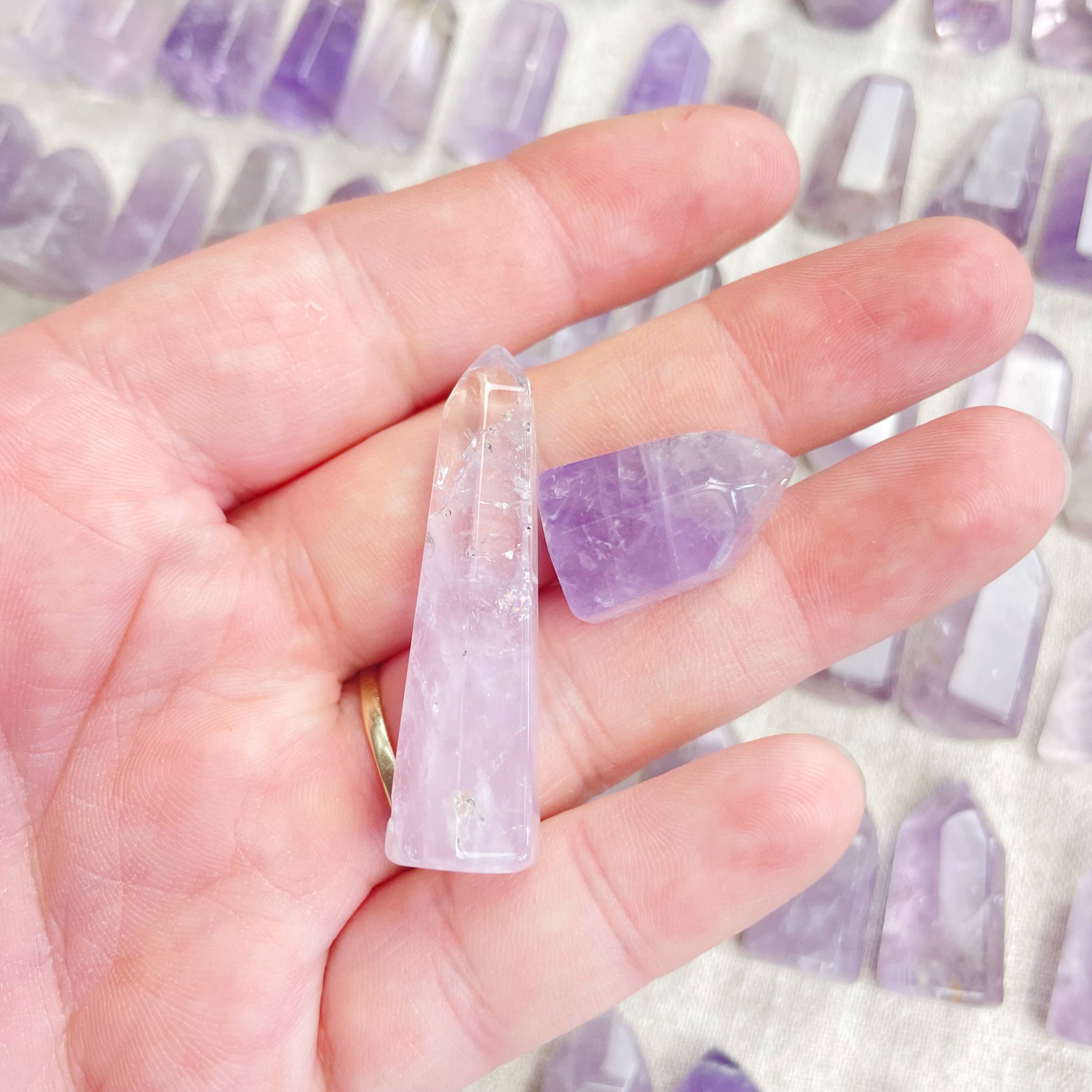 Ewelina Pas Jewelry - Wholesale Spiritual Stone/Crystal - Mini Amethyst Towers5