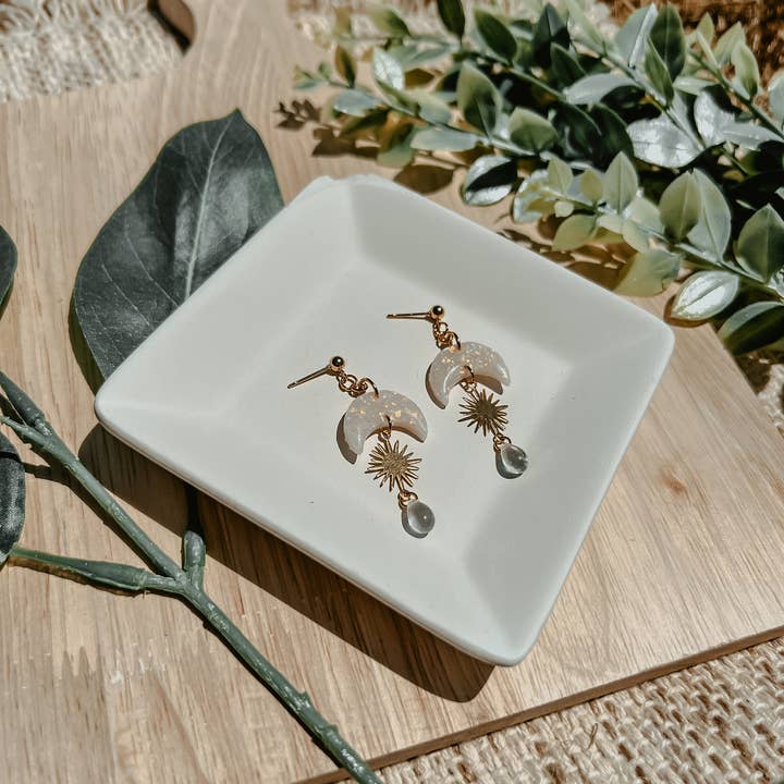 Belu Designss - Wholesale Dangle Earrings - Moon - Sun - Drop - Polymer Clay Earrings1