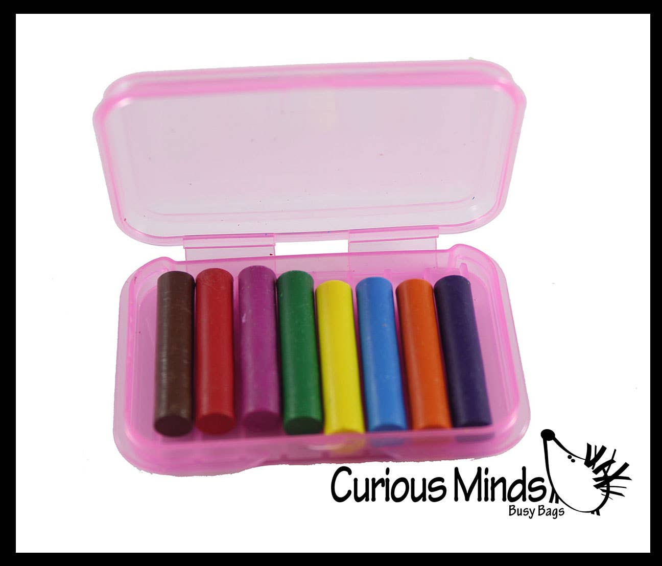 Curious Minds Toys - Wholesale Crayons - Kids & Baby - 1 Mini Crayon Case with 8 Crayons - Tiny Cute Art Supply Kit3