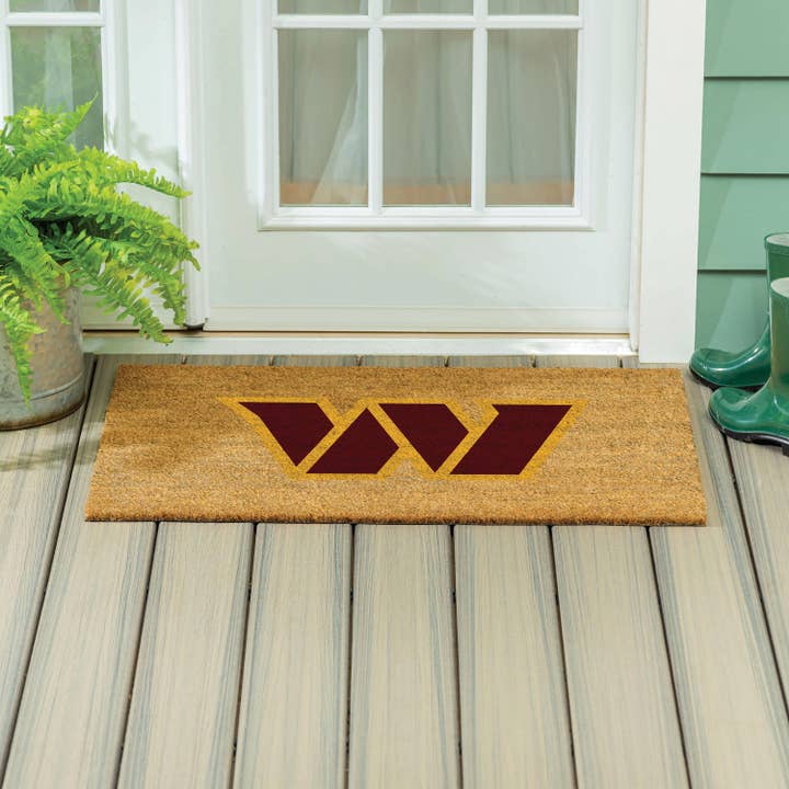 Evergreen Enterprises - Wholesale Door Mat - Washington Commanders Large Full Color Coir Mat, 36"x24"