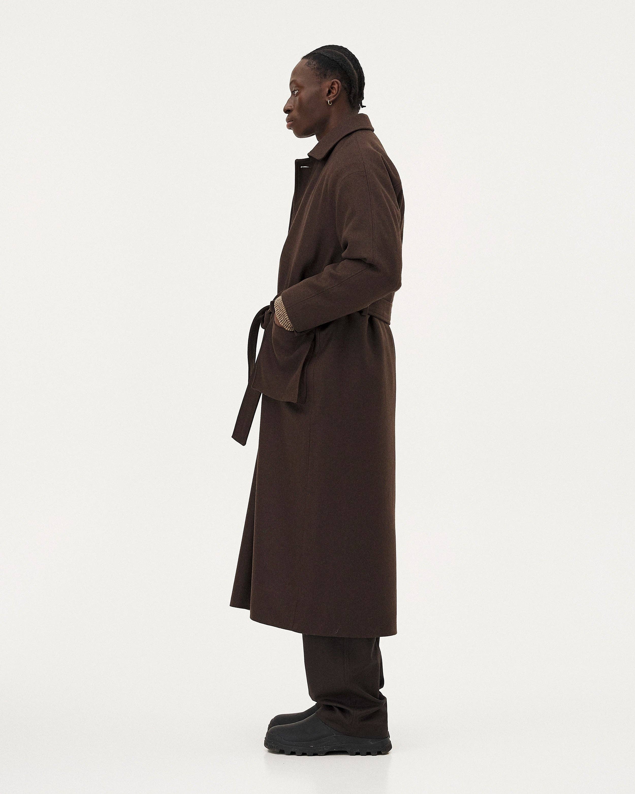 NOYOCO - Wholesale Coat - Women's - Sarvik Brown Coat2