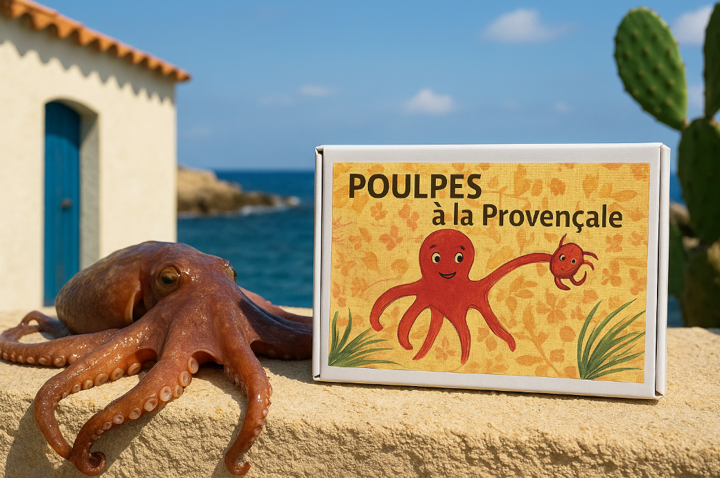 CAPITAINE NAT' - Wholesale Tinned Fish - COLLECTOR - TAPAS Provençal octopus (octopus cirrhosa)2