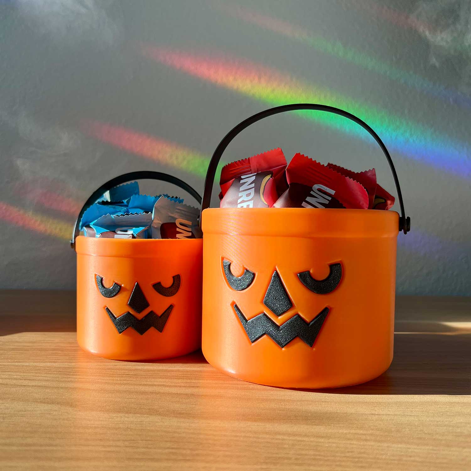 Daisy Wood Design - Wholesale Plant Pot - Mini Boo Buckets – Ghost & Pumpkin Halloween Decor2