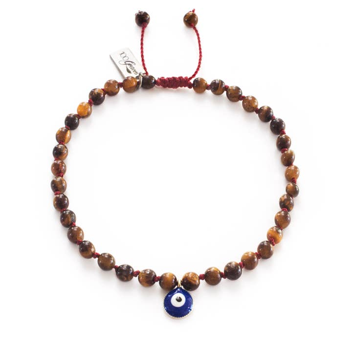 Pulsera Evil Eye, ojo de tigre para venta al por mayor de 100 Graces