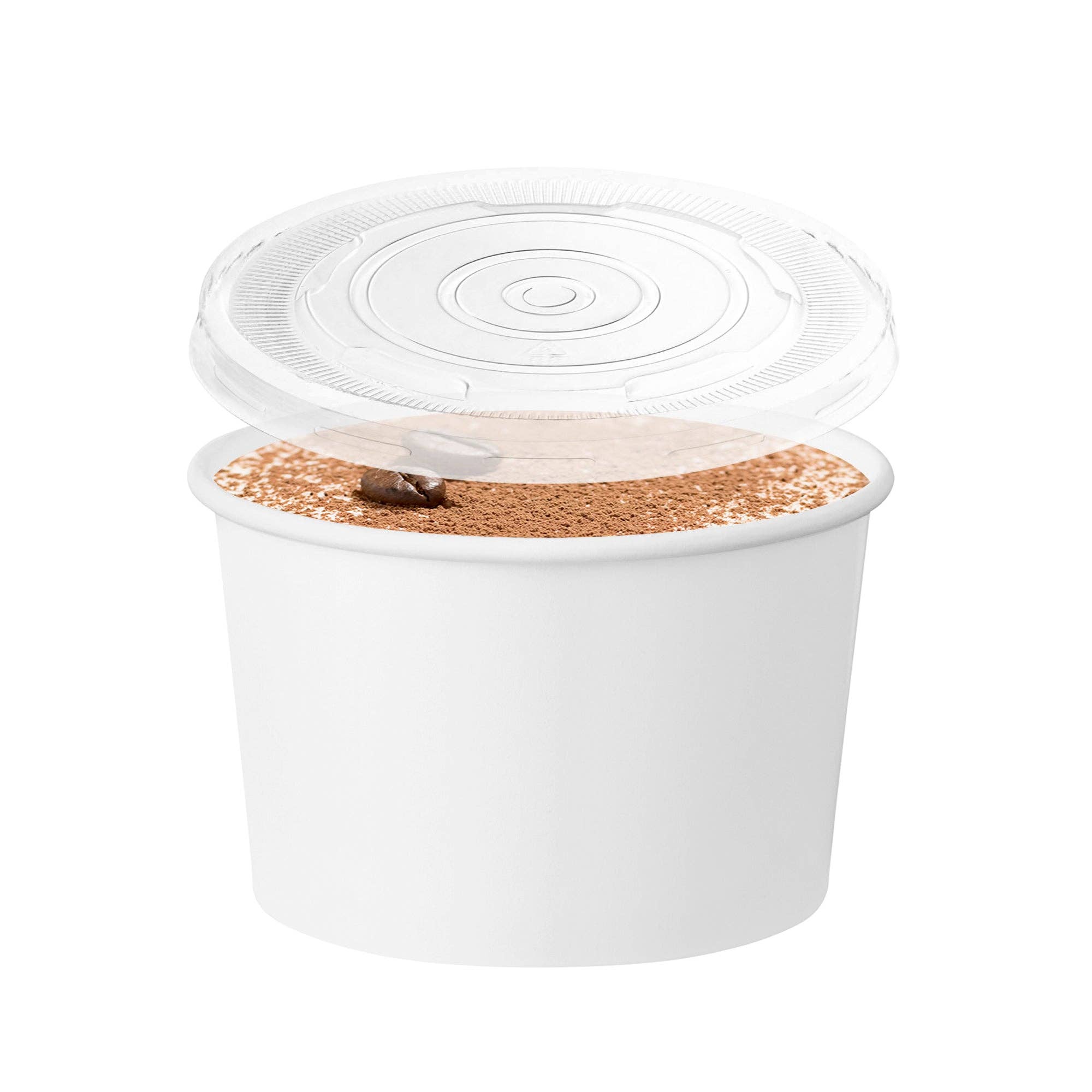 Smarty had a Party - Wholesale Disposable cup - Lids for Squat Paper Soup Cups - 1000 pcs1