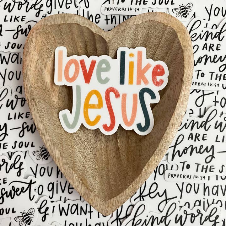 swaygirls - Wholesale Sticker - Love like Jesus sticker | Christian faith stickers & decals