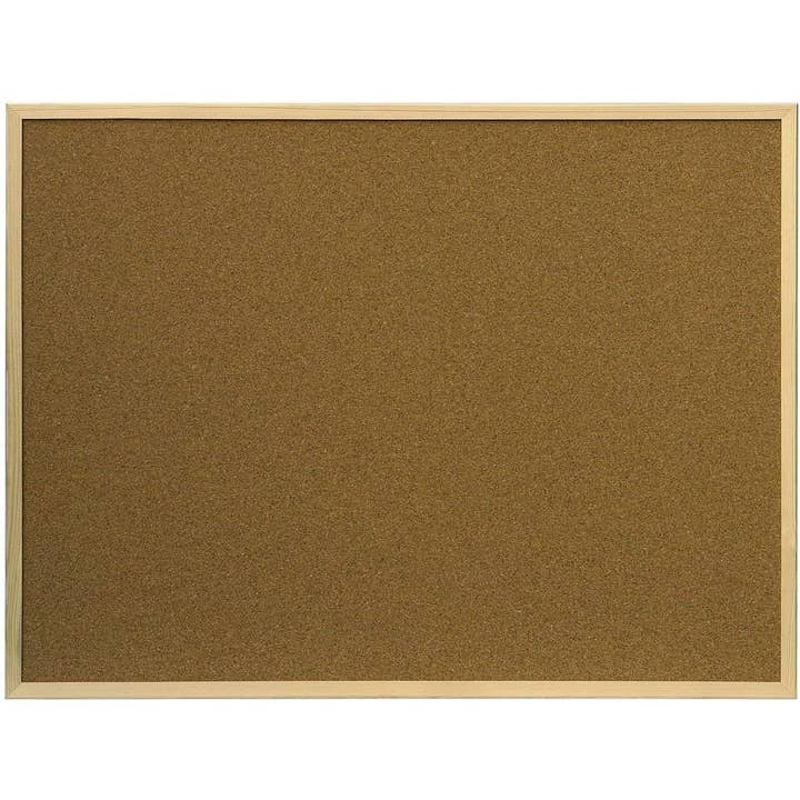 Set van 2 gelamineerde kurkplaten met houten frame 400x300 mm voor wholesale door MEDEL OFFICE