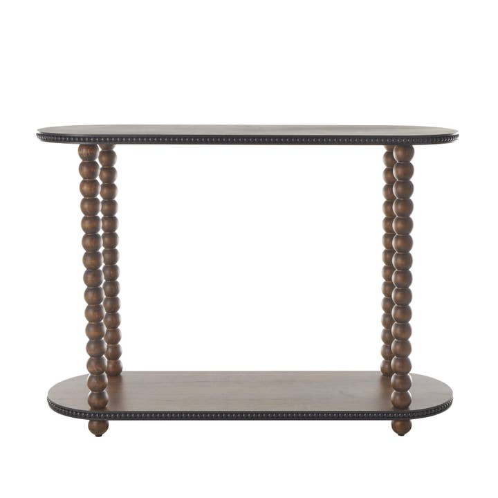 Deco Marché - Wholesale Console Table - Traditional Brown Wood Console Table3