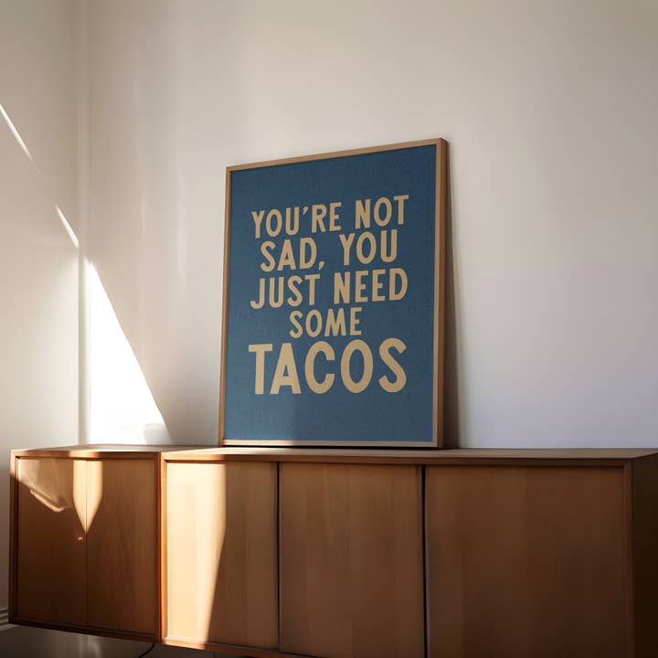 Tejas Country Club - Wholesale Art Print - Taco Humor Wall Art Home Decor Art Print2