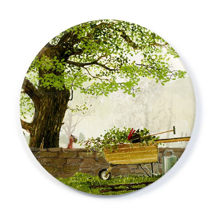 Garden Works - Zakspiegel met zak van wolvilt voor wholesale door Felix Doolittle