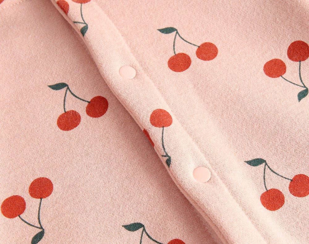 MyKids-USA® - Vendita all'ingrosso Tutina - Neonati - Pagliaccetto monopetto da bambina con stampa di ciliegie14