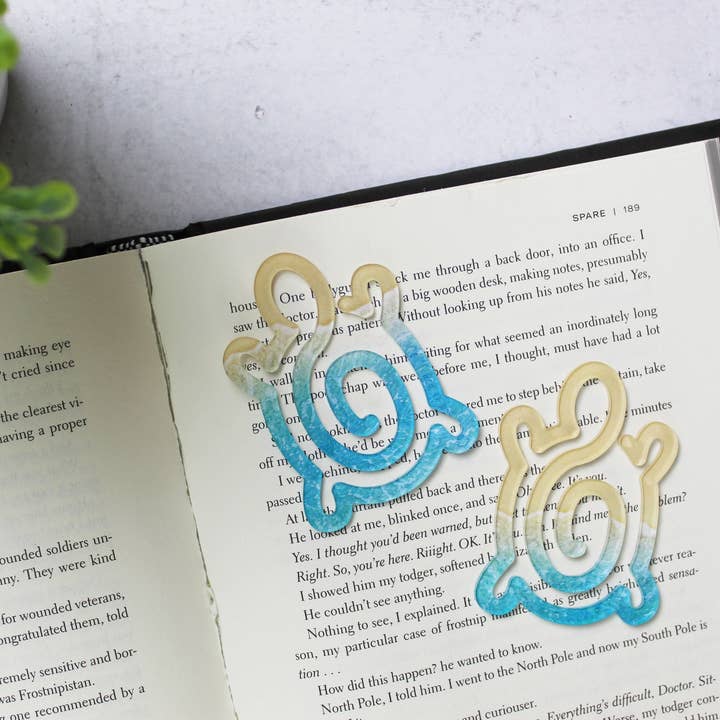 Beach Turtle Shaped Bookmark for wholesale by Pearl's Custom Creations