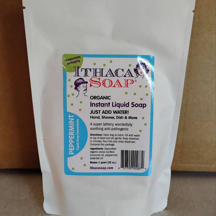 Ithaca Soap and LiXTiK Beeswax Lip Balm - Wholesale Dish soap - Foam Soap Refill. No messy fill station ($2-4 oz liquid)1