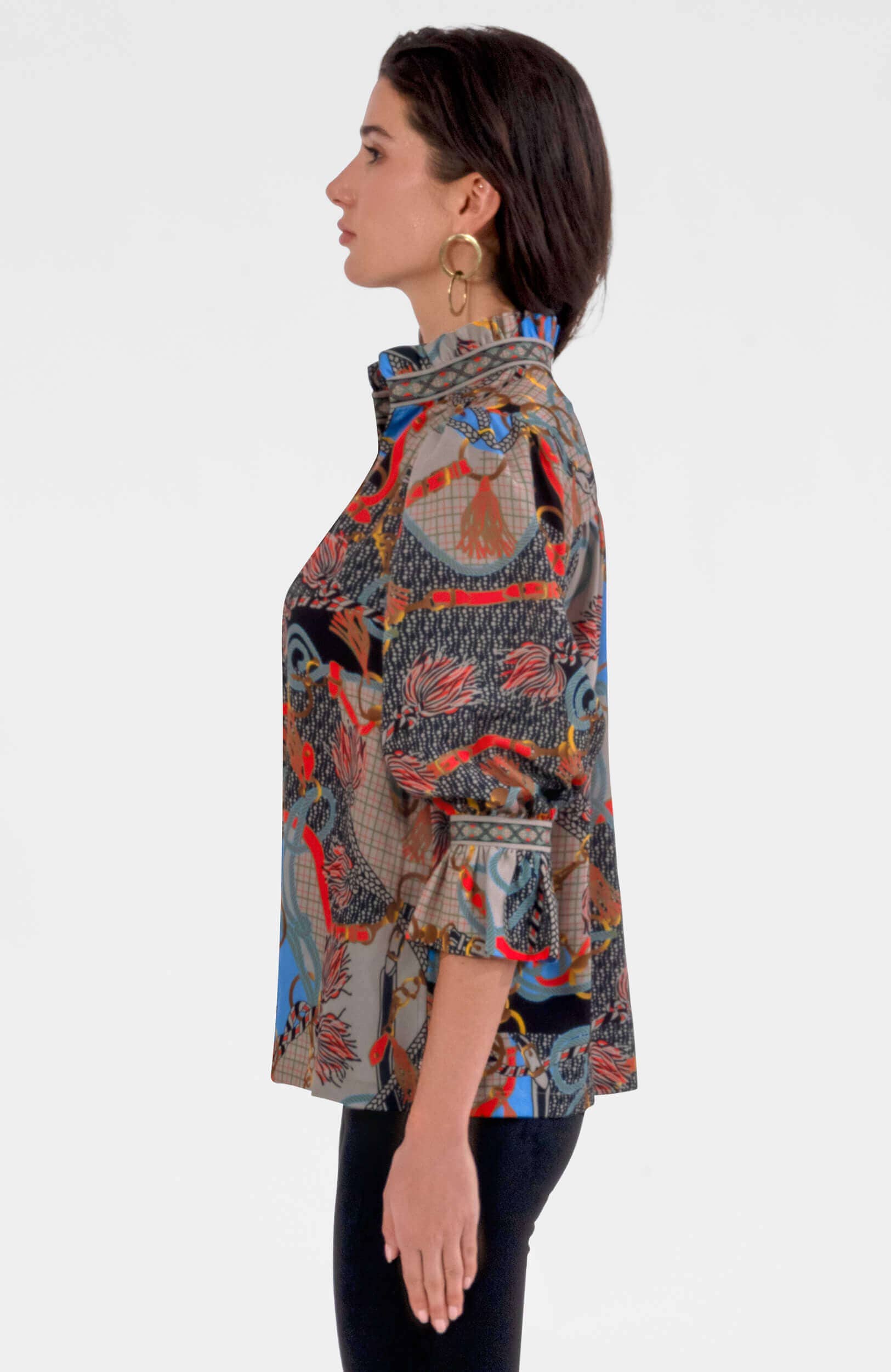 Gretchen Scott LLC - Vente Tunique – femme - Tunique Ruffleneck - Idem7