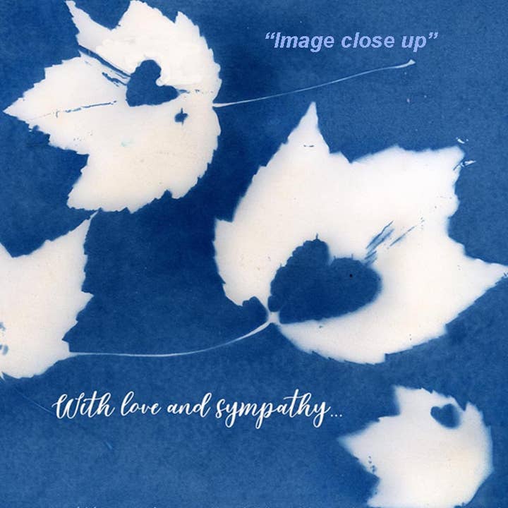 Another Creation by Michele Pulver, LLC - Wholesale Sympathy Card - 106_Leaves Jewish Sympathy Card1