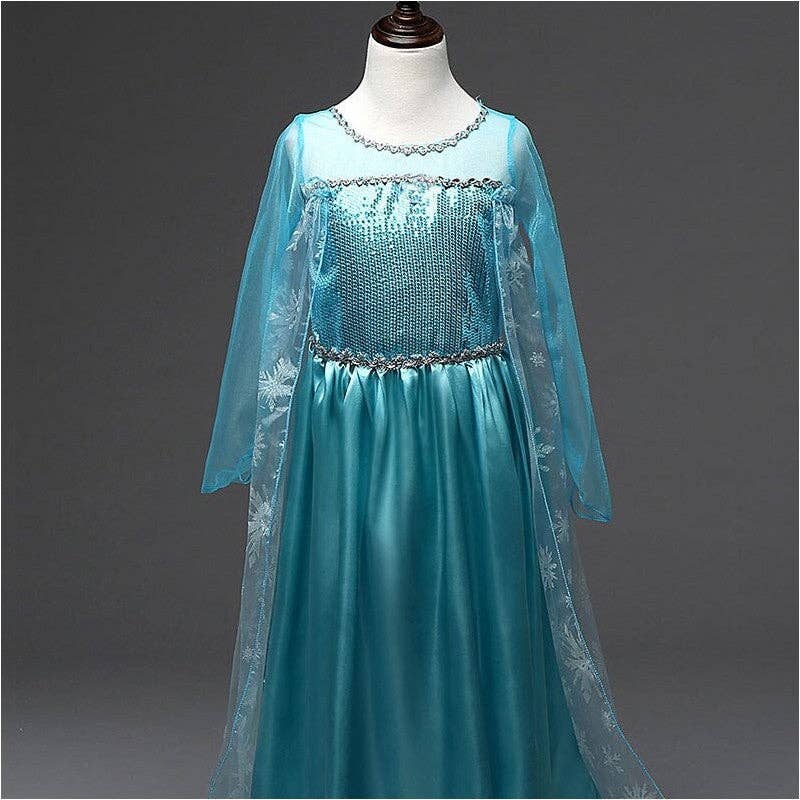 Ekartini - Wholesale Costume - Kids - Elsa Princess Dress For Children's Colorful Cosplay1