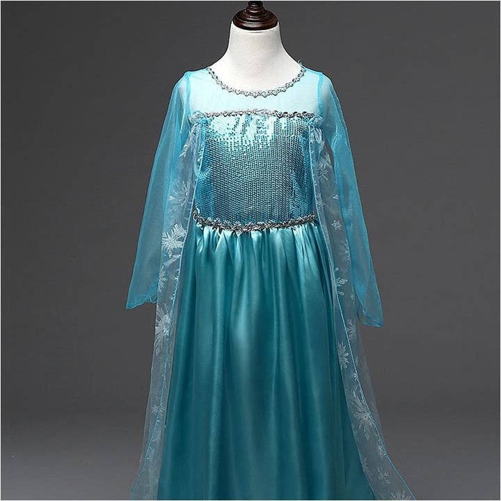 Ekartini - Wholesale Costume - Kids - Elsa Princess Dress For Children's Colorful Cosplay1