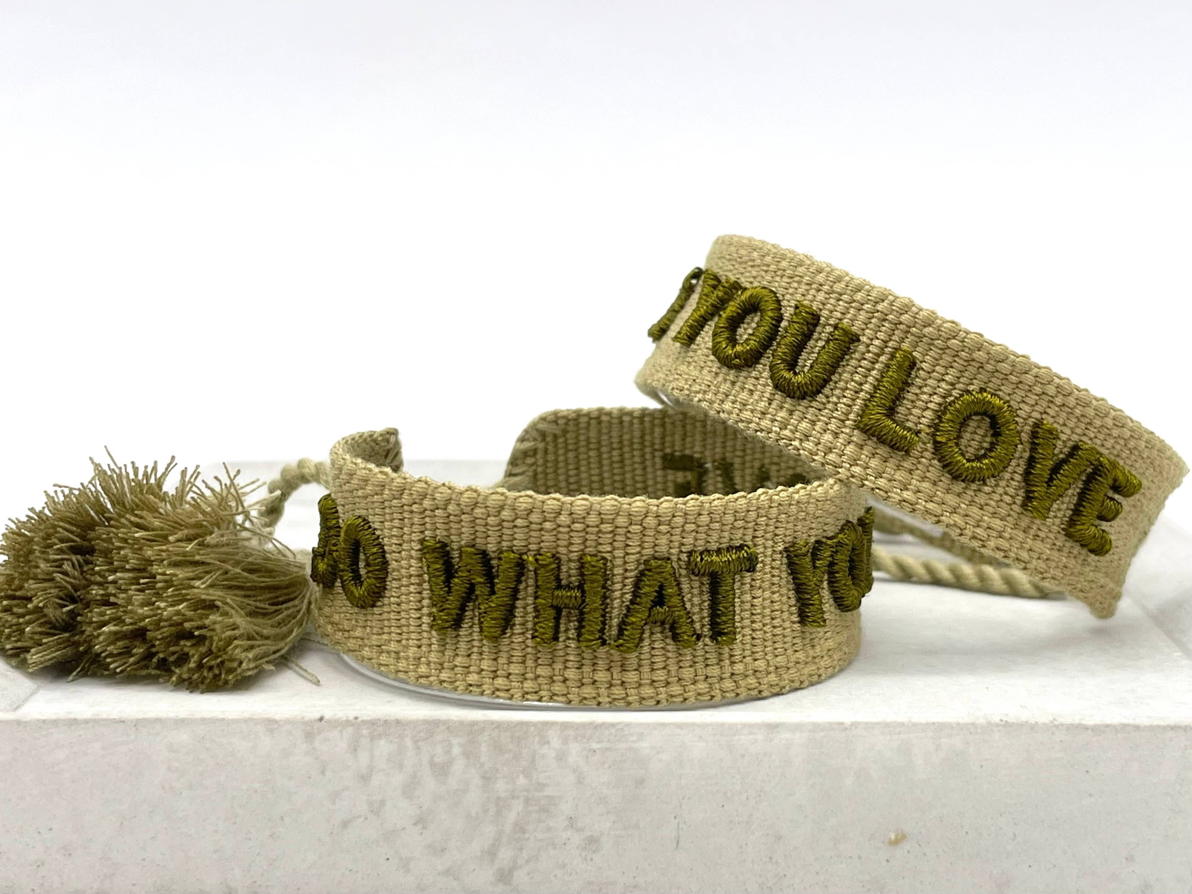 Parsley & Pepper – Engroshandel Flettet armbånd – Gør det, du elsker, vævet, broderet statement-armbånd 1