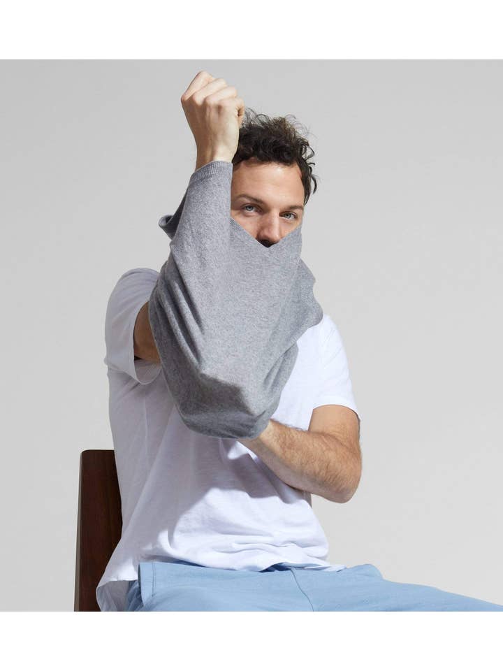 State Cashmere - Vente Pull sans manches – homme - Le pull sans manches basique en cachemire à col en V pour homme9