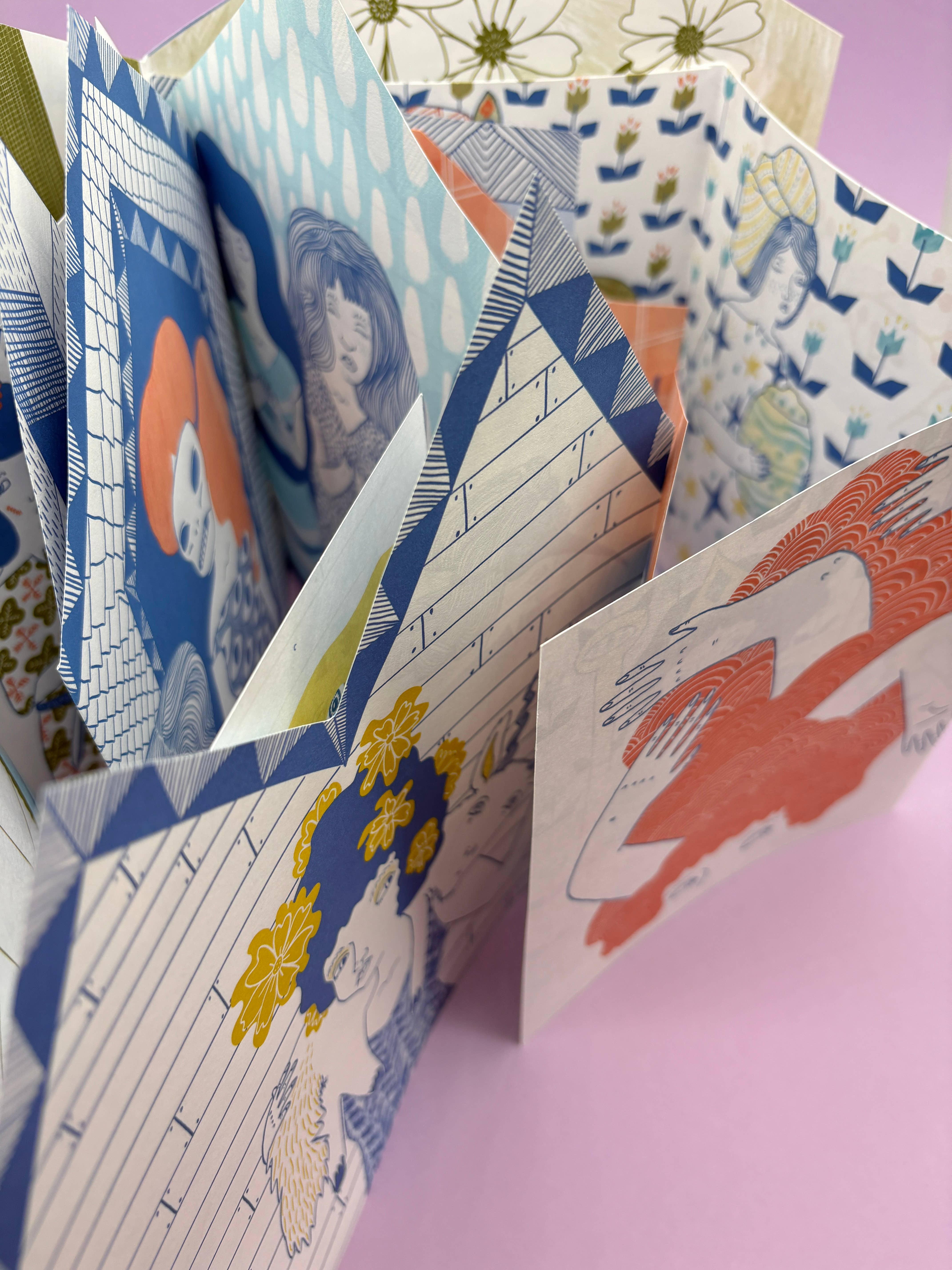 Erika Rier - Wholesale Magazine - Pageant - A Fold Out Art Zine3