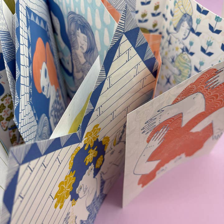 Erika Rier - Wholesale Magazine - Pageant - A Fold Out Art Zine3