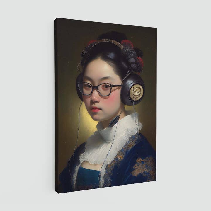 Young Otaku canvas print para venta al por mayor de Dikhotomy