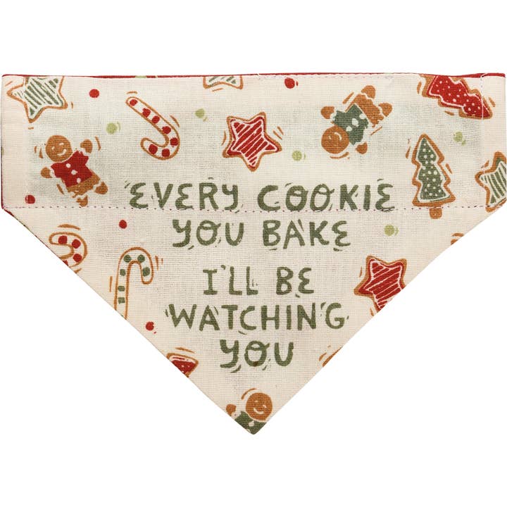 Primitives by Kathy - Wholesale Pet Bandana - Dog - Elf Made Me/You Bake Small Collar Bandana