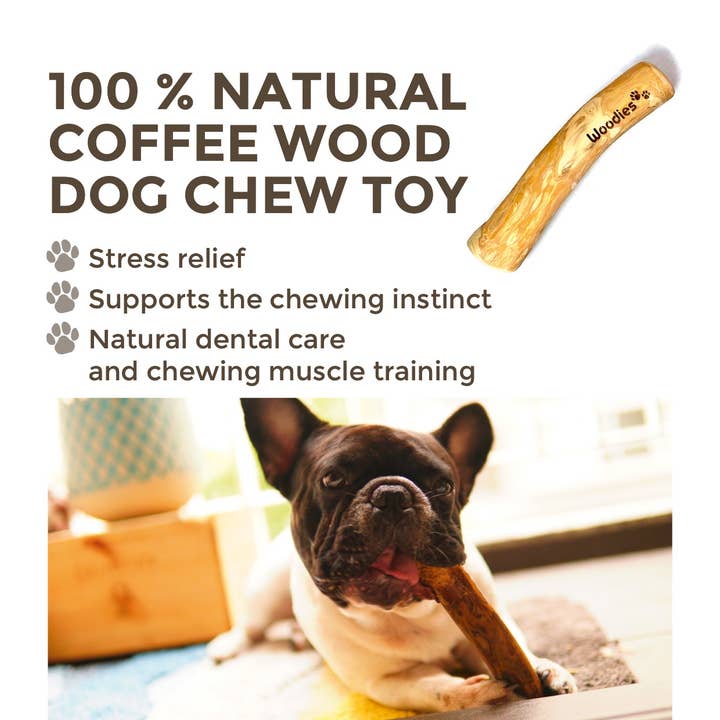 Woodies dog chew toys - Wholesale Pet Chew Toy - Dog - Woodies coffee wood dog chew toys (4 sizes)3