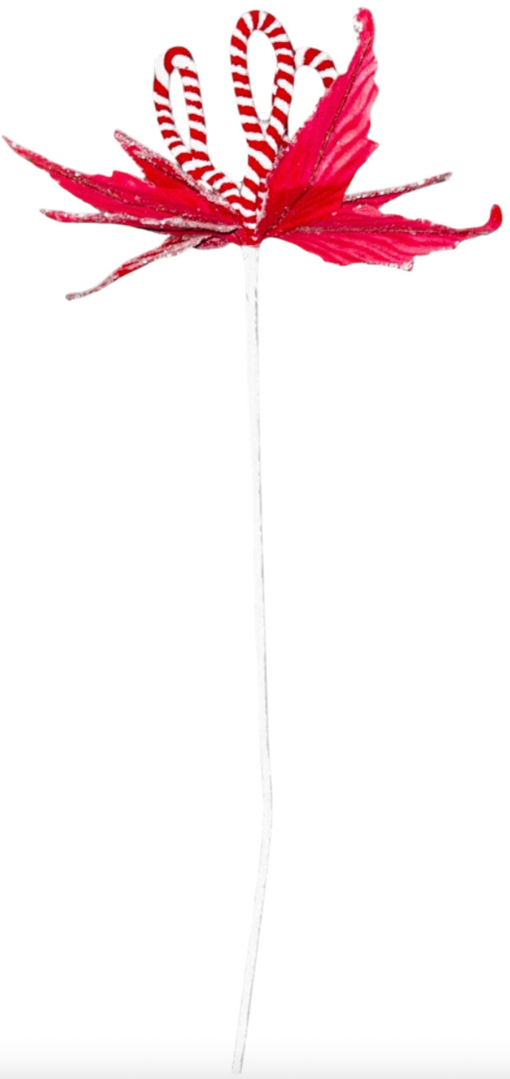 Thompson Wholesale - Wholesale Christmas Decoration - Red & White Sprays & Stems Package -- 41 Piece Set15