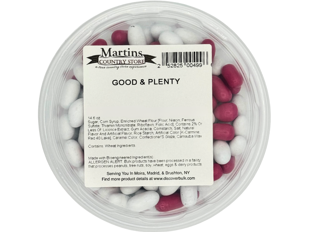 Martin's Country Store LLC - Wholesale Licorice - GOOD & PLENTY 14.6oz3