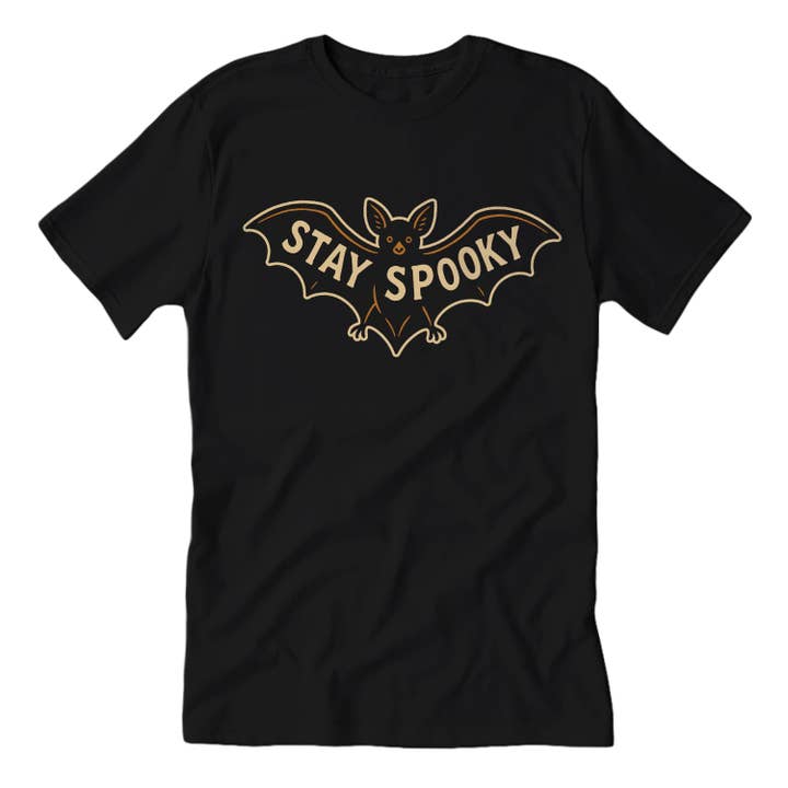 Stay Spooky Bat T-Shirt for wholesale by Shady Front