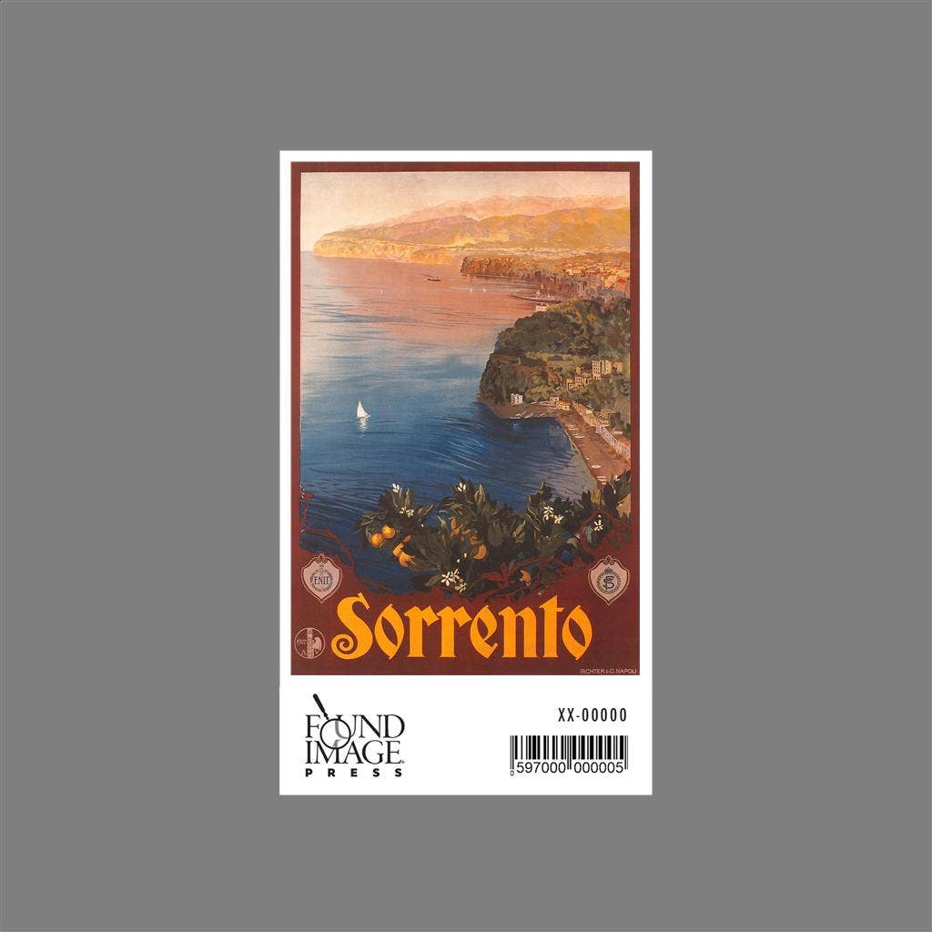Found Image Press - Wholesale Sticker - Sticker IT-297 Travel Poster for Sorrento1