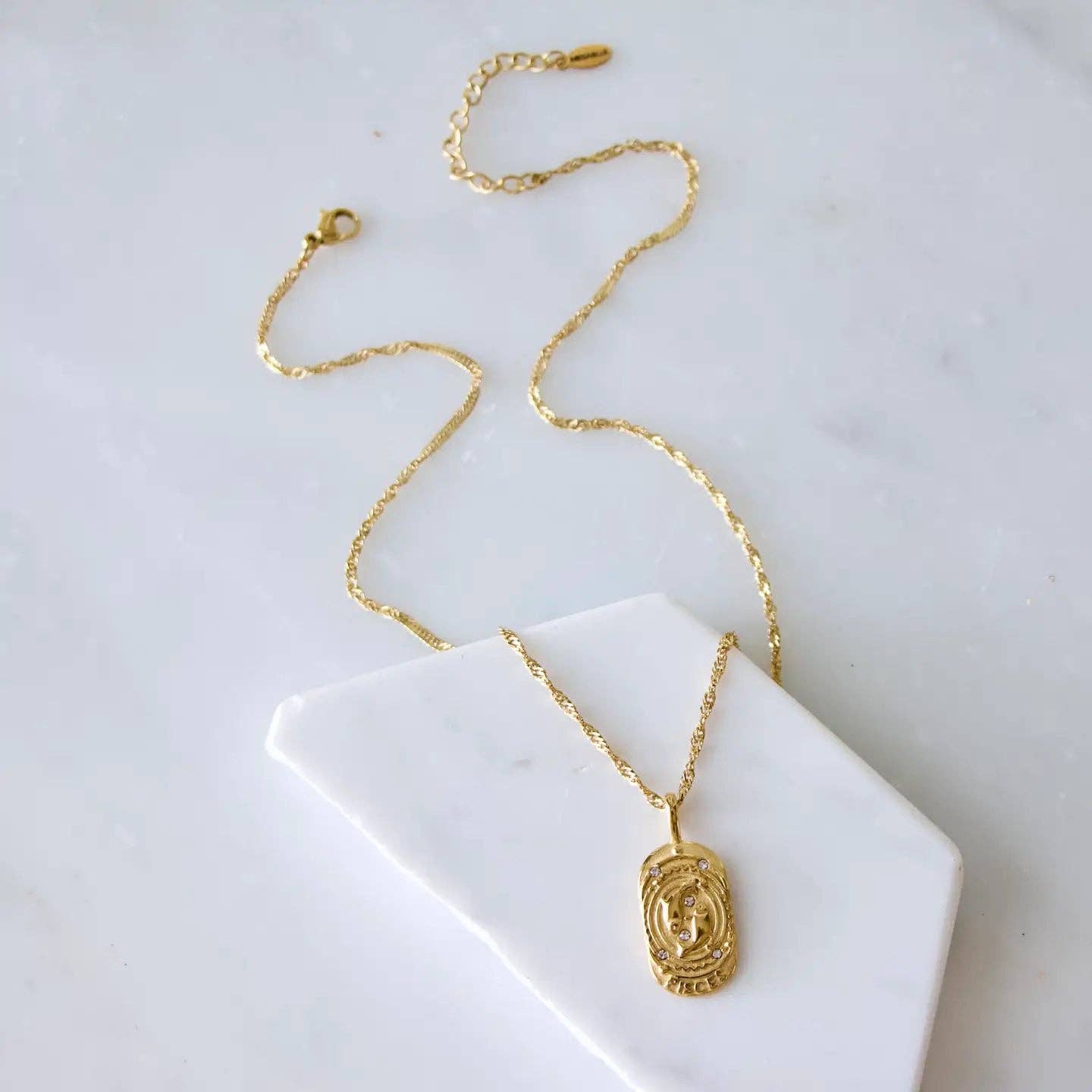 Mesa Blue – wholesale Hänge-/berlockhalsband – Zodiaksmycke - Vattentät12