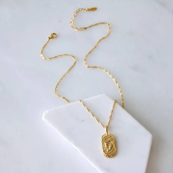 Mesa Blue – wholesale Hänge-/berlockhalsband – Zodiaksmycke - Vattentät12