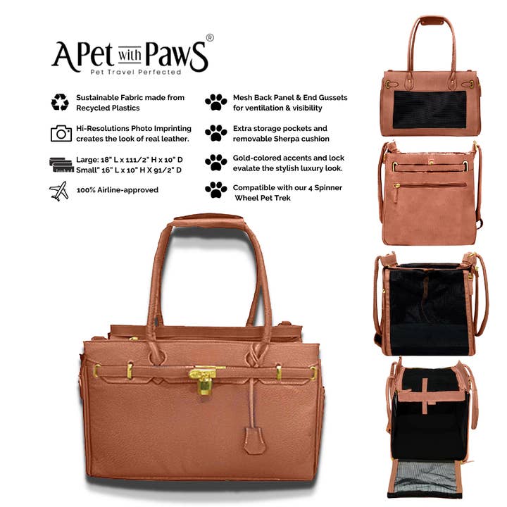 A Pet with Paws® LLC - Wholesale Pet carrier – Cat/dog - Madison Carrier With Pet Trek2