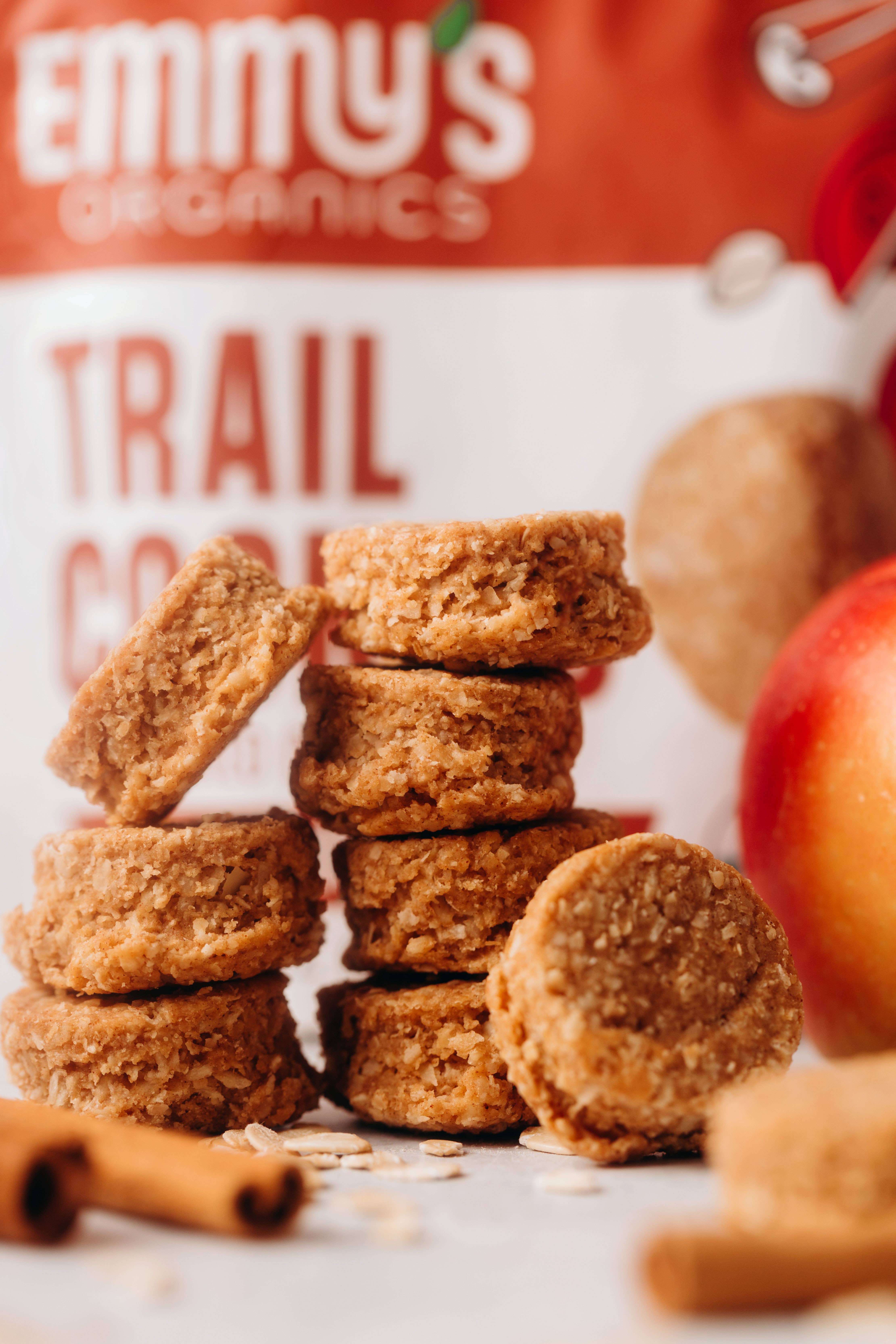 Emmy's Organics - Wholesale Cookie - Apple Cinnamon Trail Cookies 4oz Master Case (24 units)1