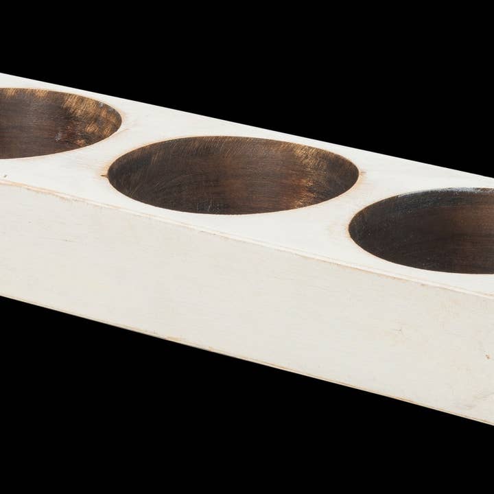 Luxury Living Furniture - Wholesale Candle Holder - Cheese Mold Three Hole2