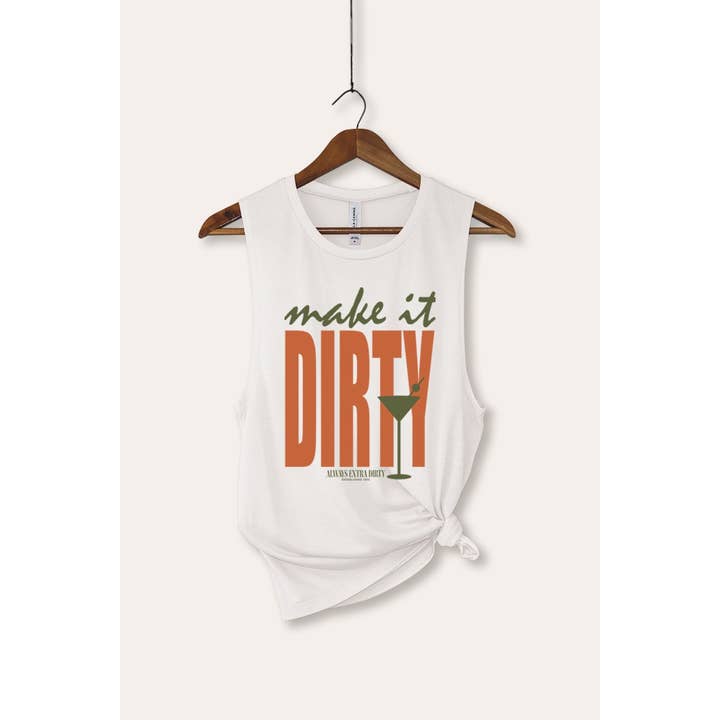 FAITES-EN UN DÉBARDEUR GRAPHIQUE MARTINI SALE BELLA CANVAS pour la vente par VINTAGE POINT USA