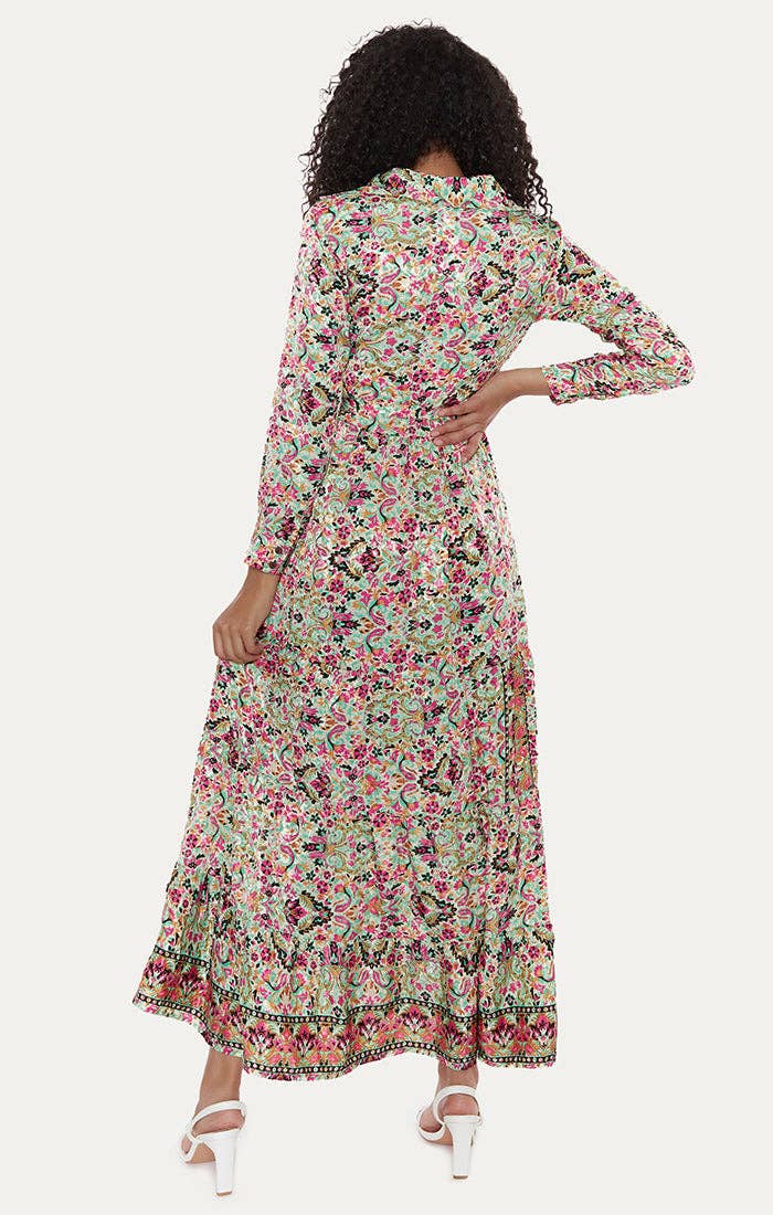 RAGA - Vente Robe – femme - Maxi ceinturé Lodhi1