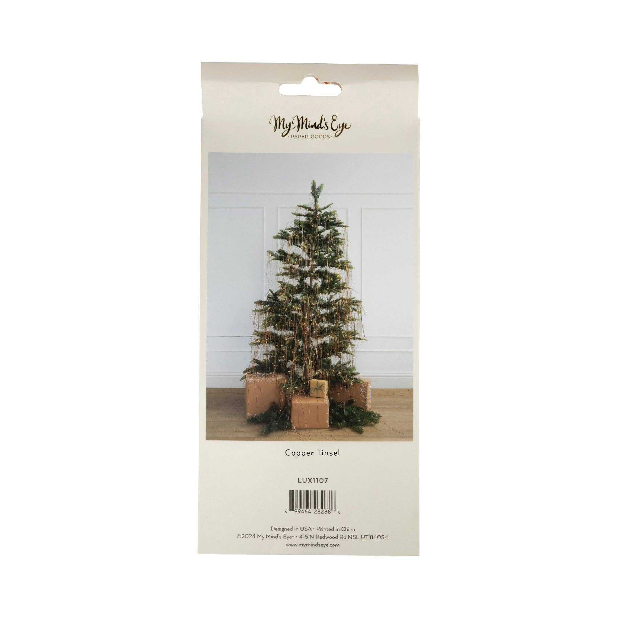 My Mind’s Eye - Wholesale Christmas Decoration - LUX1107 - Copper Tinsel4