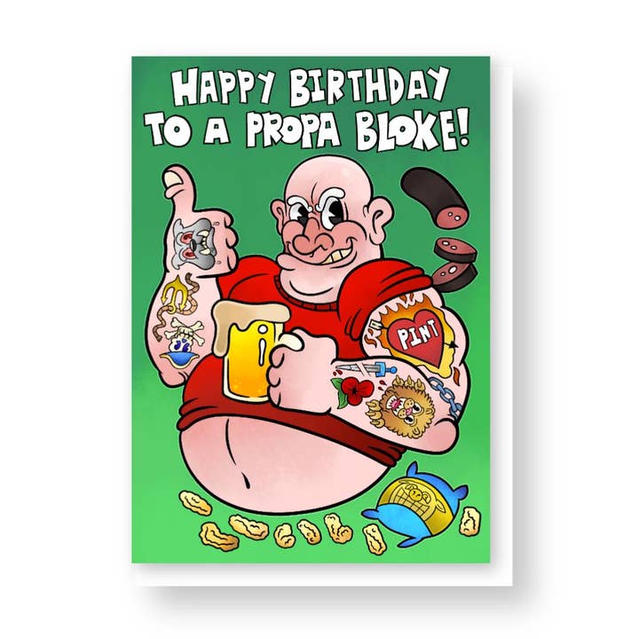 Herzlichen Glückwunsch an einen Propa-Kerl! für den Großhandel von Black Country Cards