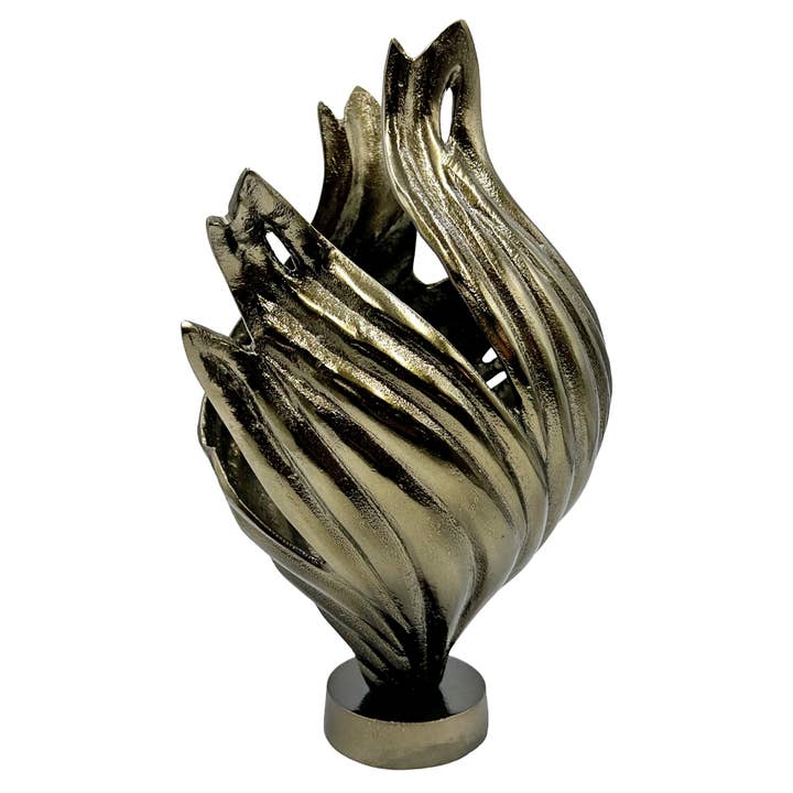 2626 Designs - Venta al por mayor Escultura - Escultura decorativa de aluminio con forma de flor de arte moderno5