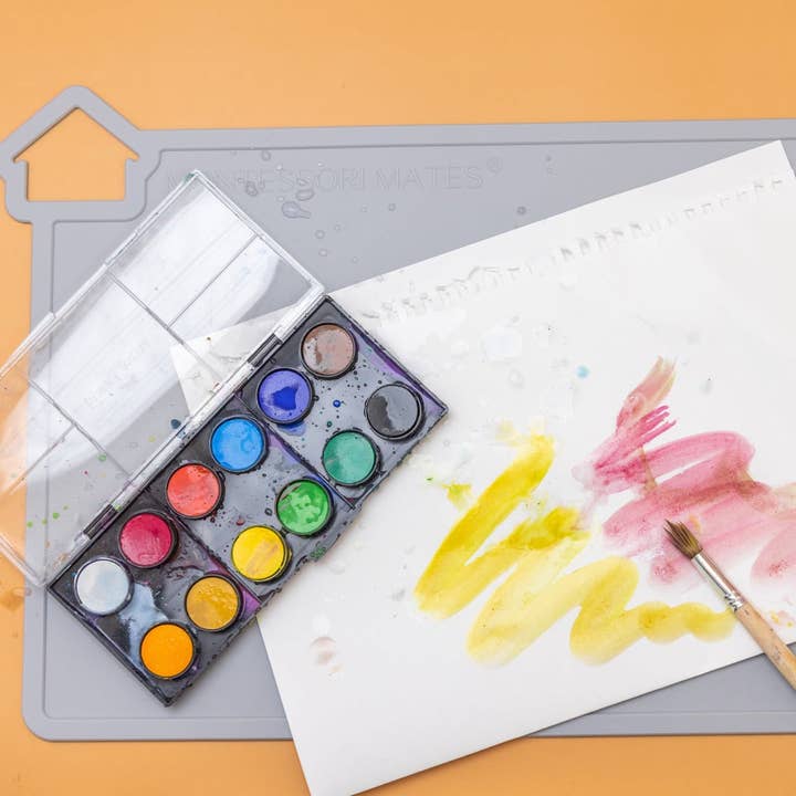 Montessori Mates Pty Ltd - Wholesale Placemat - All-Rounder Heavy Silicone Kids Placemat5