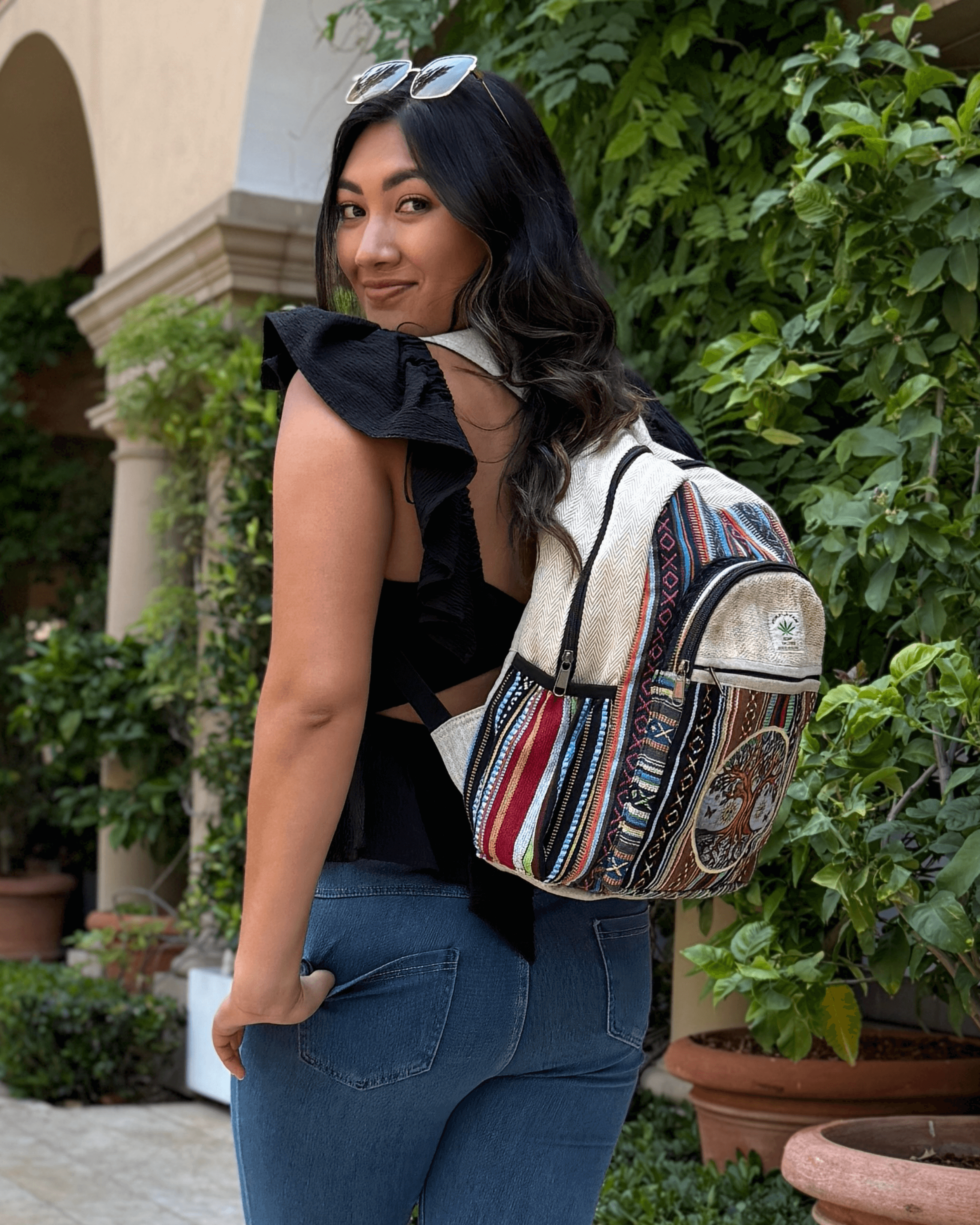 JupiterGear – wholesale Ryggsäck - Unisex – Kathmandu Collection Handgjord Ryggsäck i Bomull och Hampa15