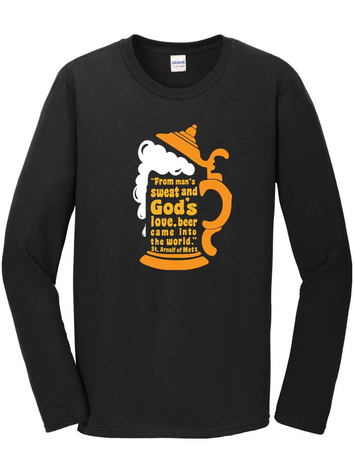 Sock Religious - Wholesale Screen Printed T-Shirt - Unisex - Beer Stein Long Sleeve3