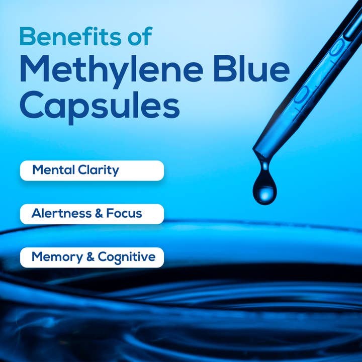 HARMONIFY - Wholesale Oral Supplement/Vitamin - Methylene Blue Capsules 1000 mg with Mushrooms, USP Grade